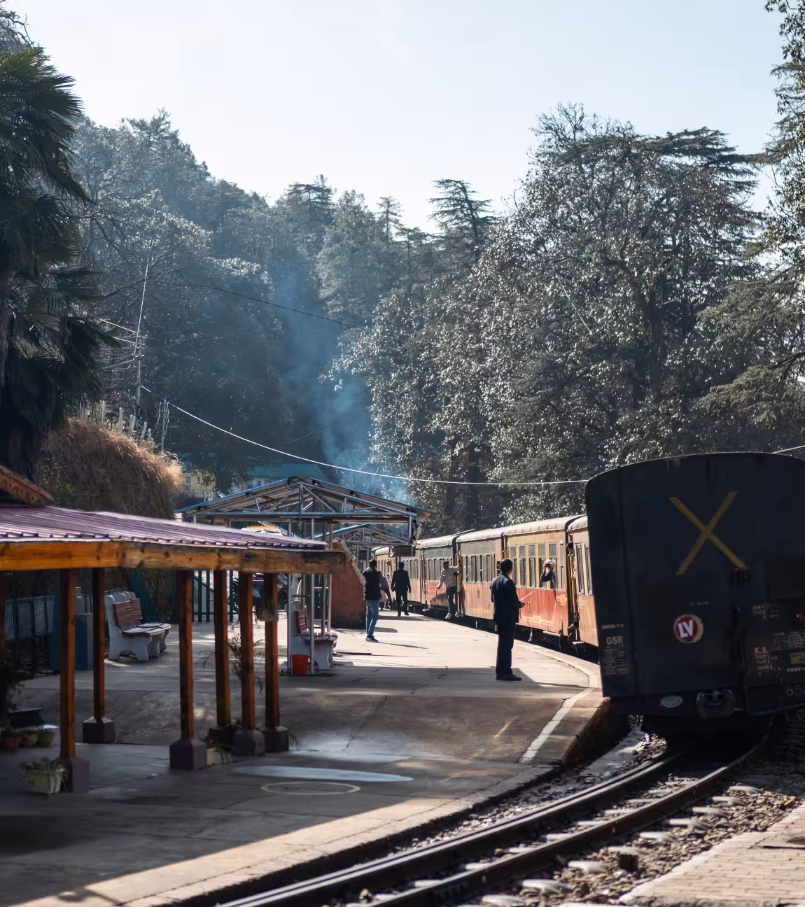 Toy Train Journey Through the Hills