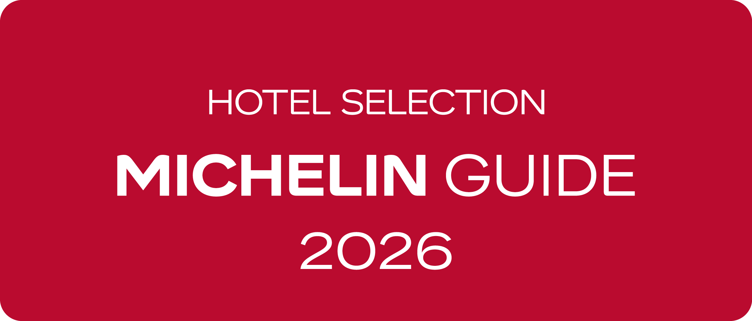 Selected in the michelin guide 2026